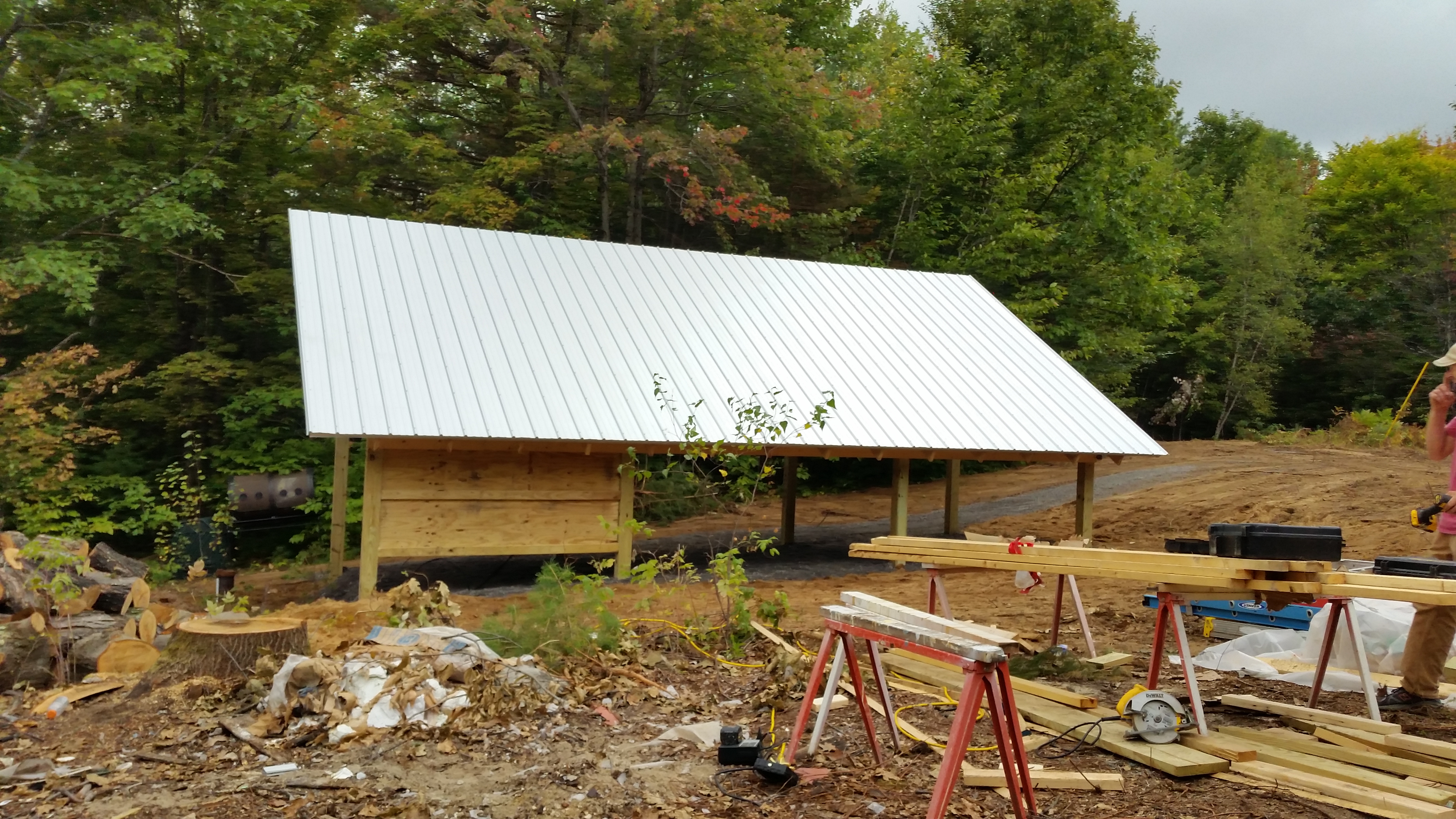 Solar Power on a New Tool Shed